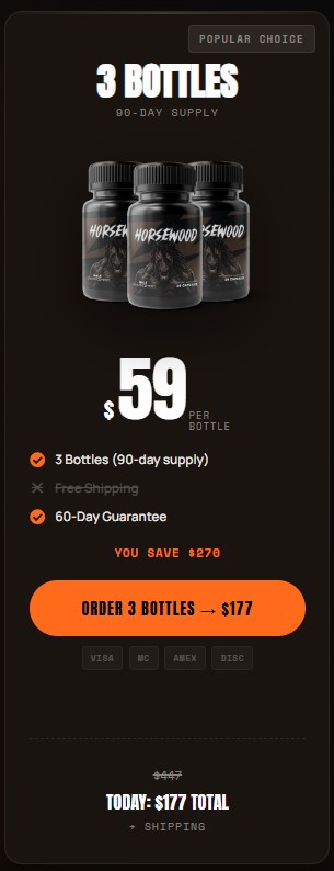 Horsewood 3 Bottle Price